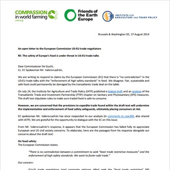 Europe Food Safety Under Threat