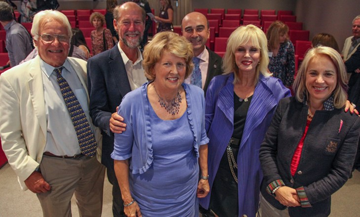 Joyce and speakers.jpg