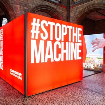 Launch of flagship campaign: STOPTHEMACHINE