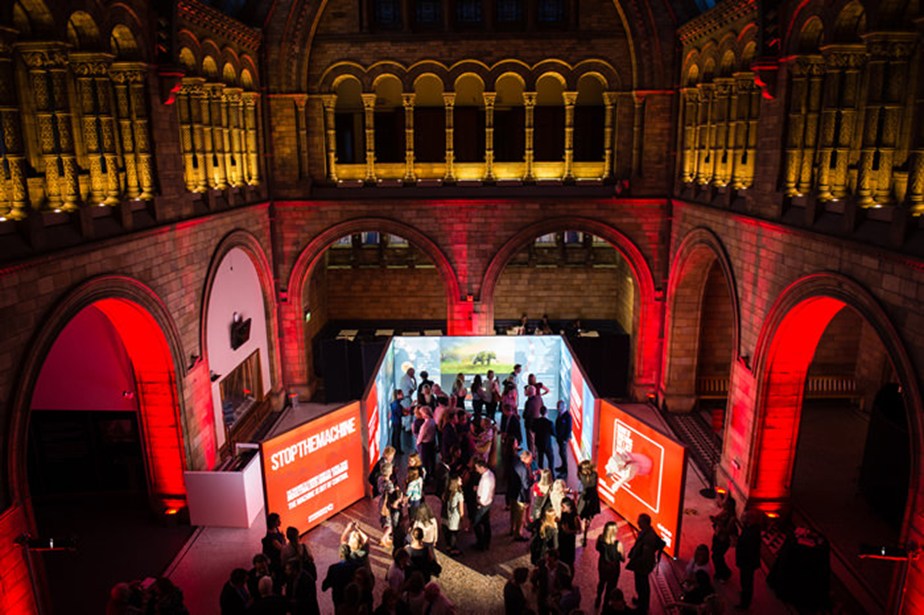 Stop the Machine Exhibition aerial