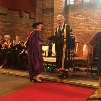 Joyce D’Silva receives Honorary Doctorate