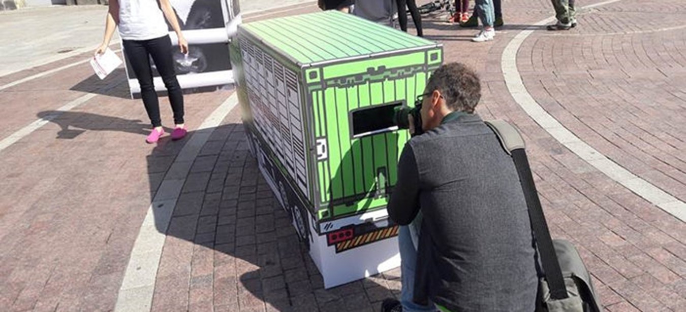 Street action in Poland