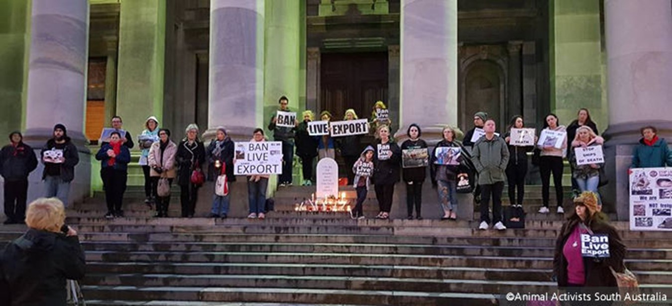 Candlelight vigil in Autralia