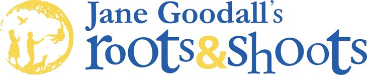 Jane Goodall's Roots & Shoots logo / link to website