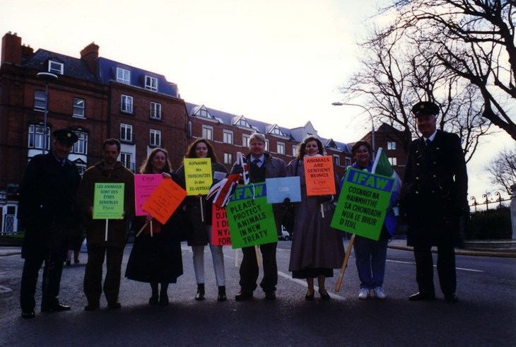 Animal sentience protest in Dublin