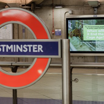 Westminster Tube Ads Urge UK Government to Keep Their Promises