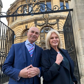Dame Joanna Lumley delivers lecture on compassion at Oxford Literary Festival