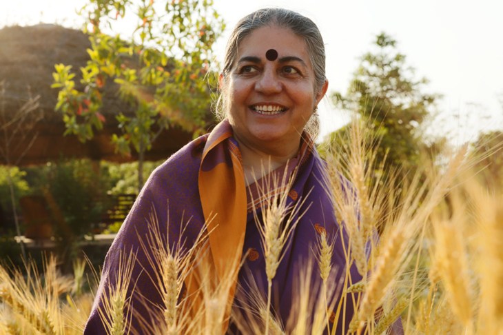 Environmental activist Dr Vandana Shiva