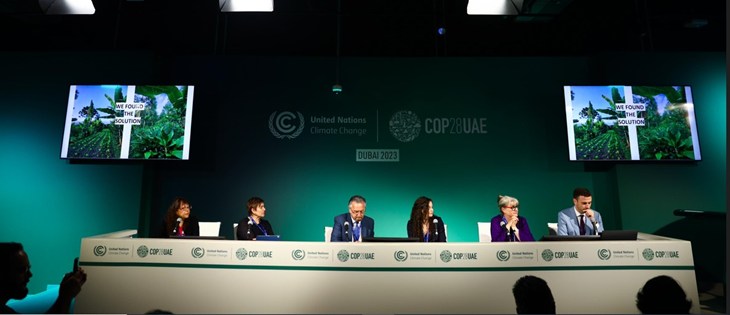 Compassion speaks at UNFCCC event at COP28