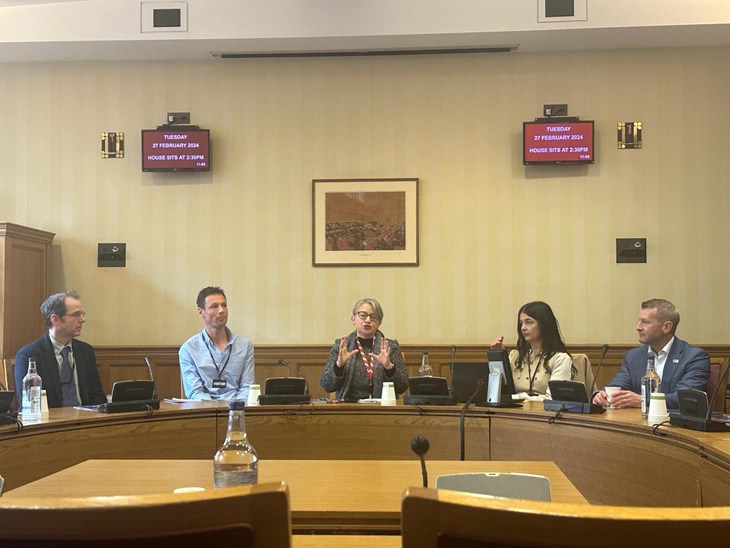 Speakers at Parliamentary event