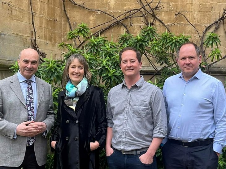 Image of Philip Lymbery, Francine Stock, James Bailey and Henry Dimbleby at Oxford Literary Festival