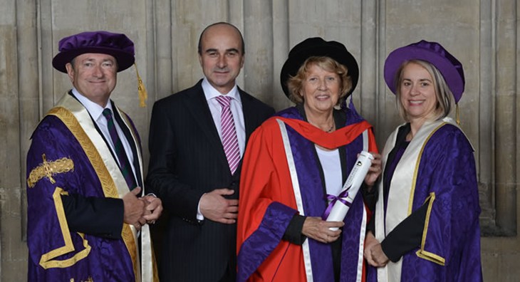 Joyce doctorate ceremony1.jpg